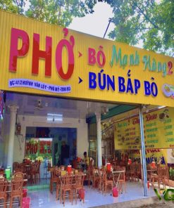 Bảng hiệu quảng cáo quán ăn Pleiku Gia Lai